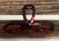 Hair Claw / Clip - Large Leopard & Brown Bow
