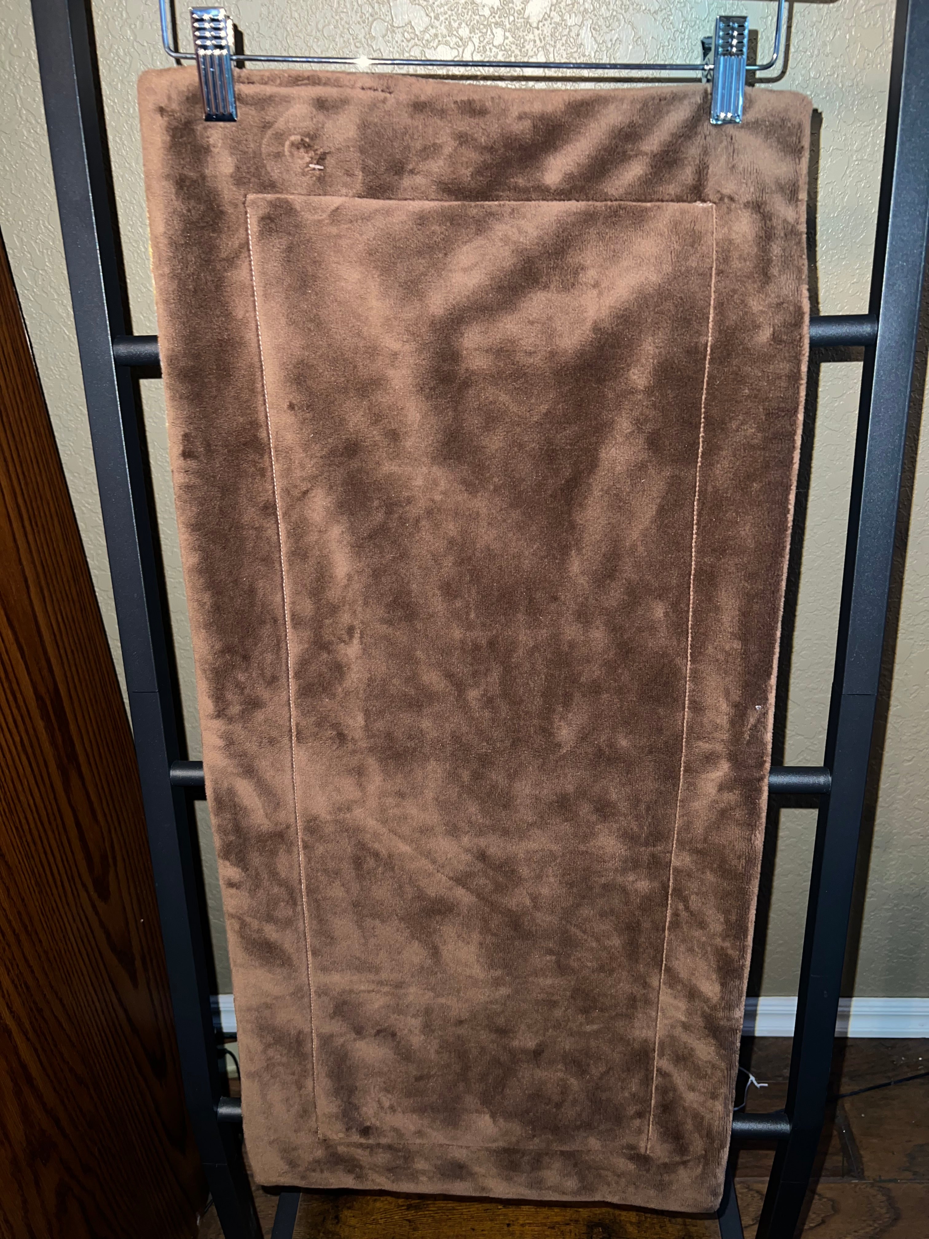 Minky Table Runner - Sunflowers / Cocoa Cuddle