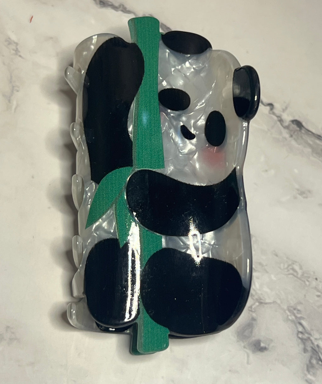 Hair Claw / Clip - Panda