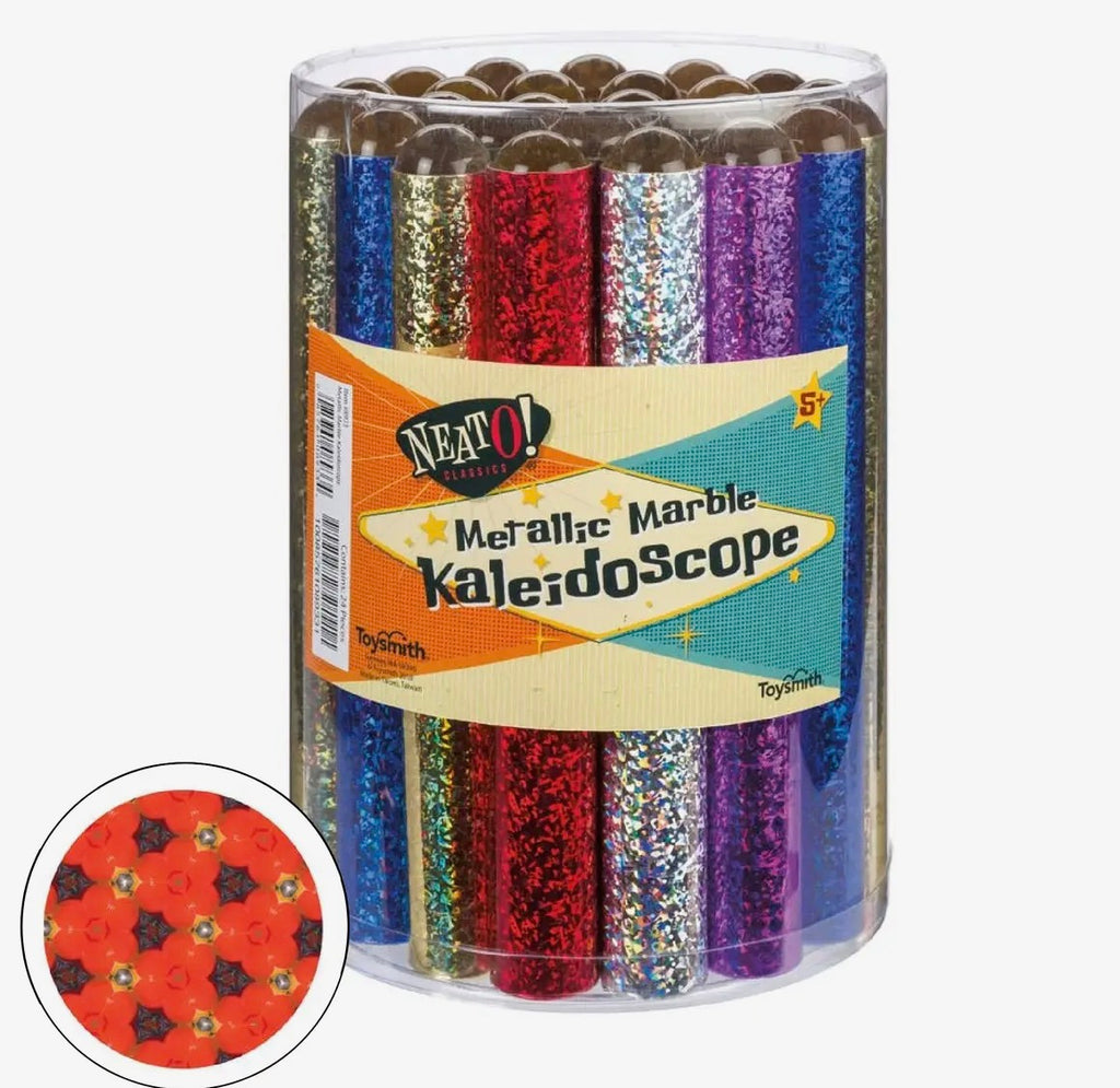 Neato! Metallic Marble Kaleidoscope-Retro-Classic, Vintage