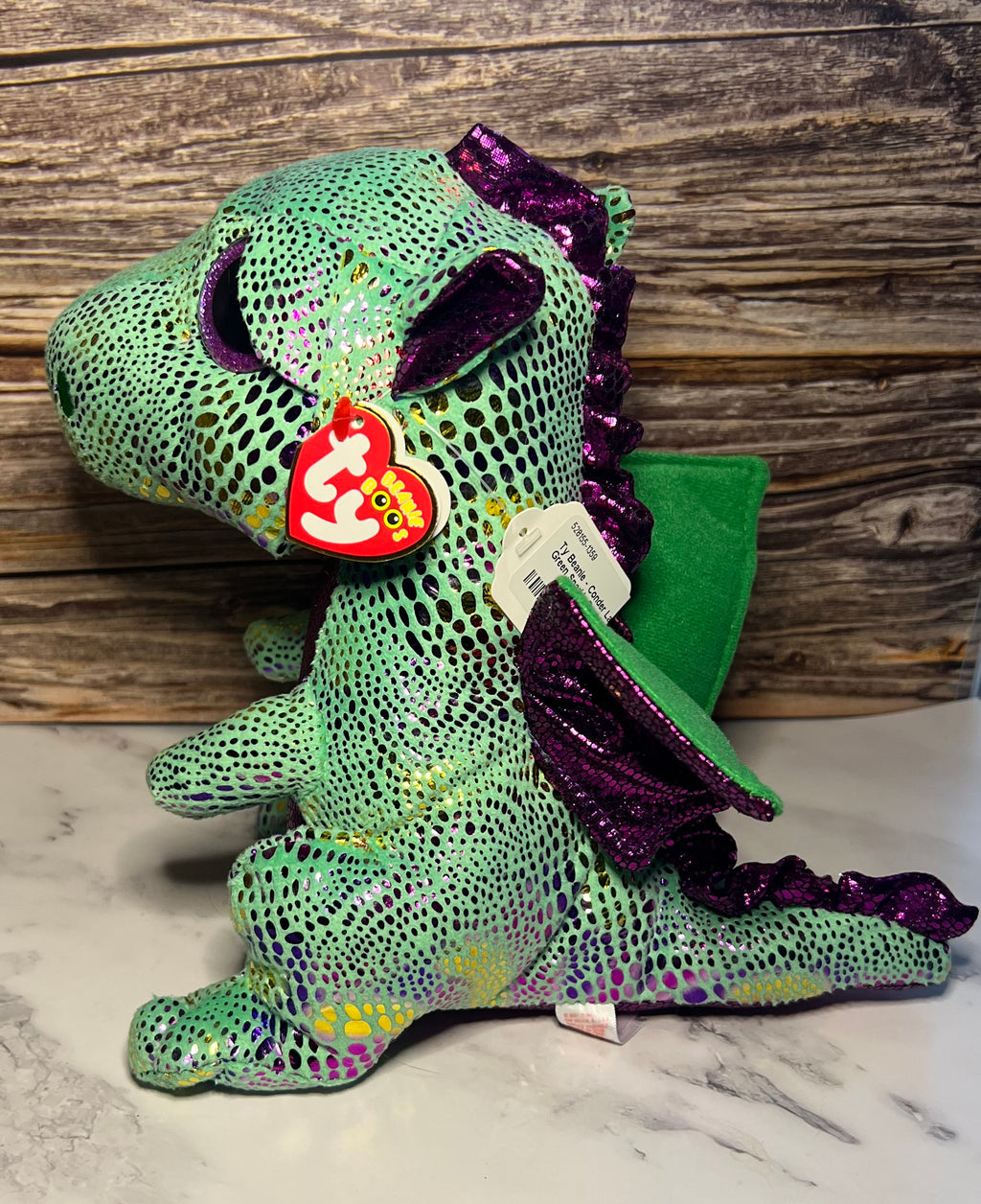 Ty Beanie Boo's Cinder Dragon Plush – 13" – New With Tags