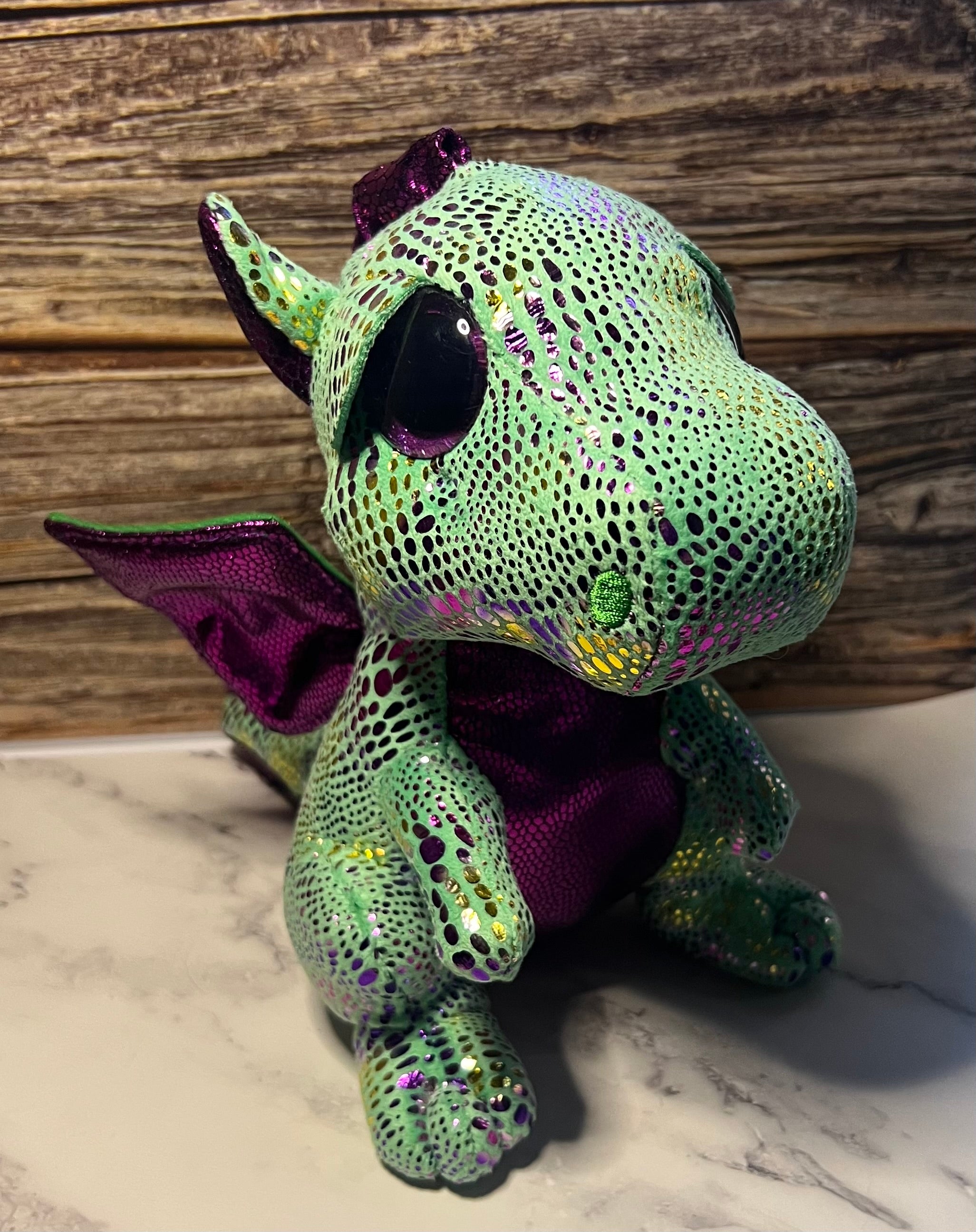 Ty Beanie Boo's Cinder Dragon Plush – 13" – New With Tags