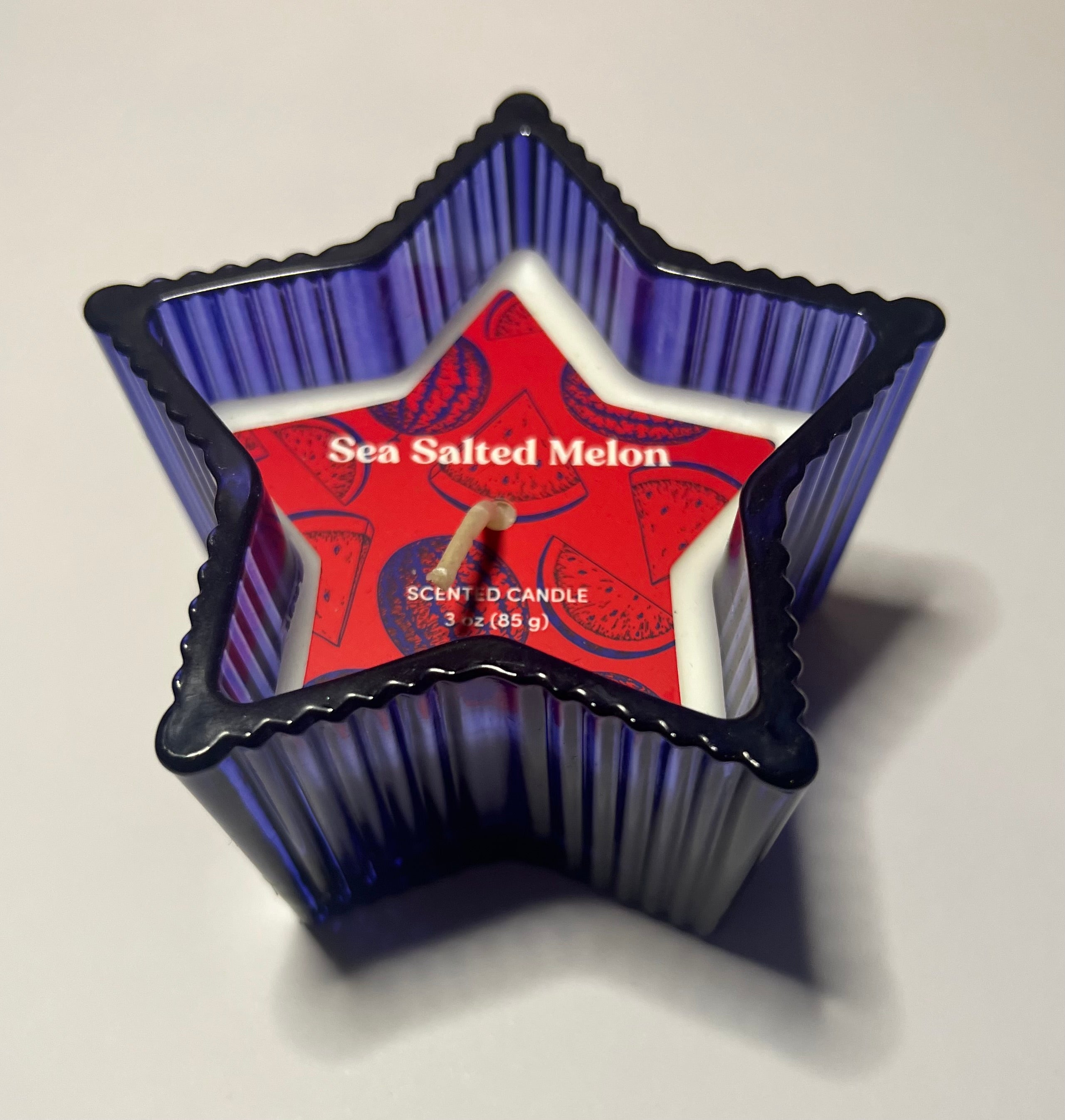 Patriotic Fourth of July Scented Star Shaped Candle - Assorted Scents