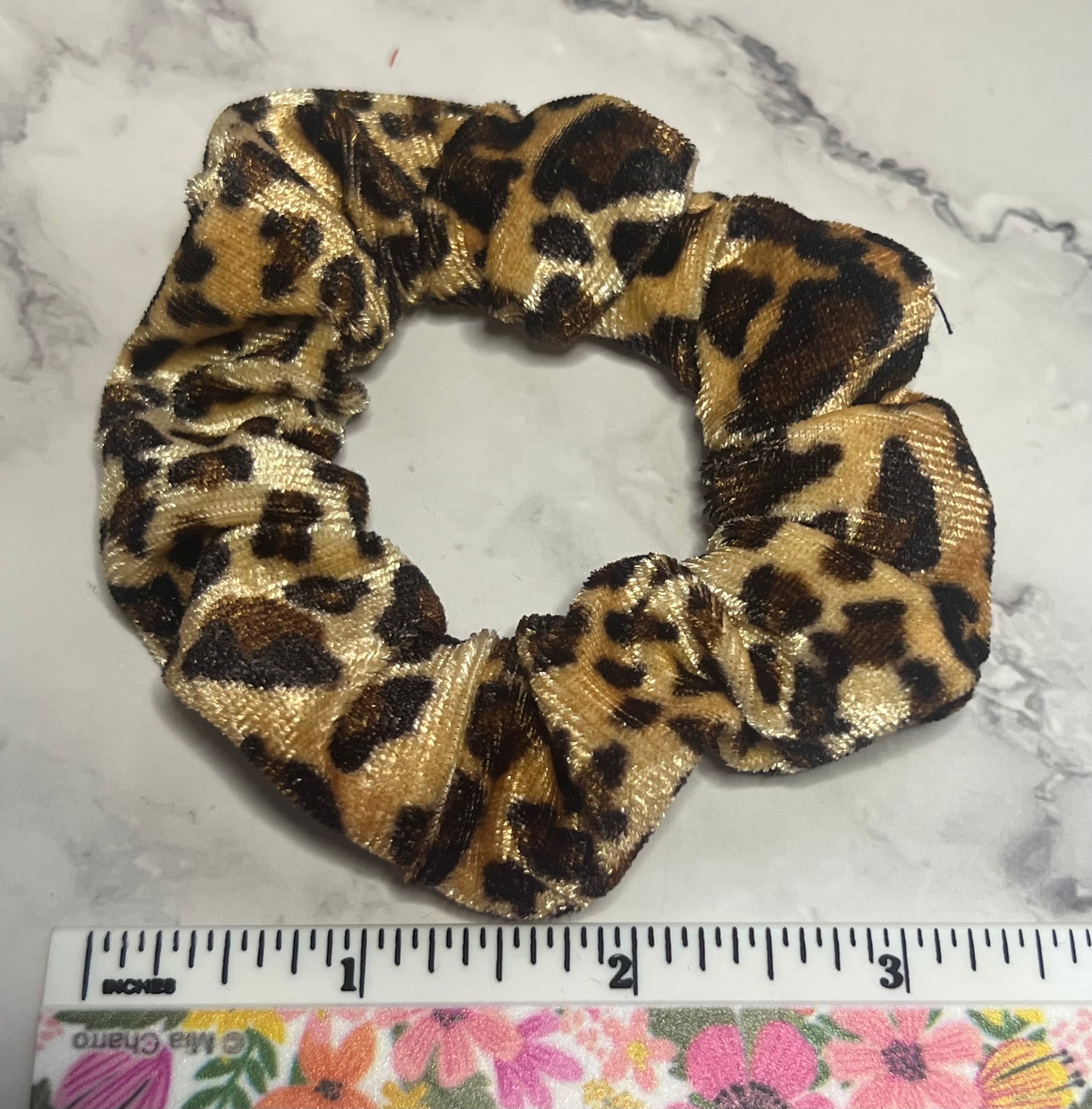 Hair Scrunchie - Leopard Print