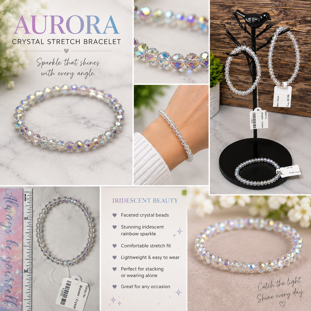 Bracelet - Aurora Crystal Stretch