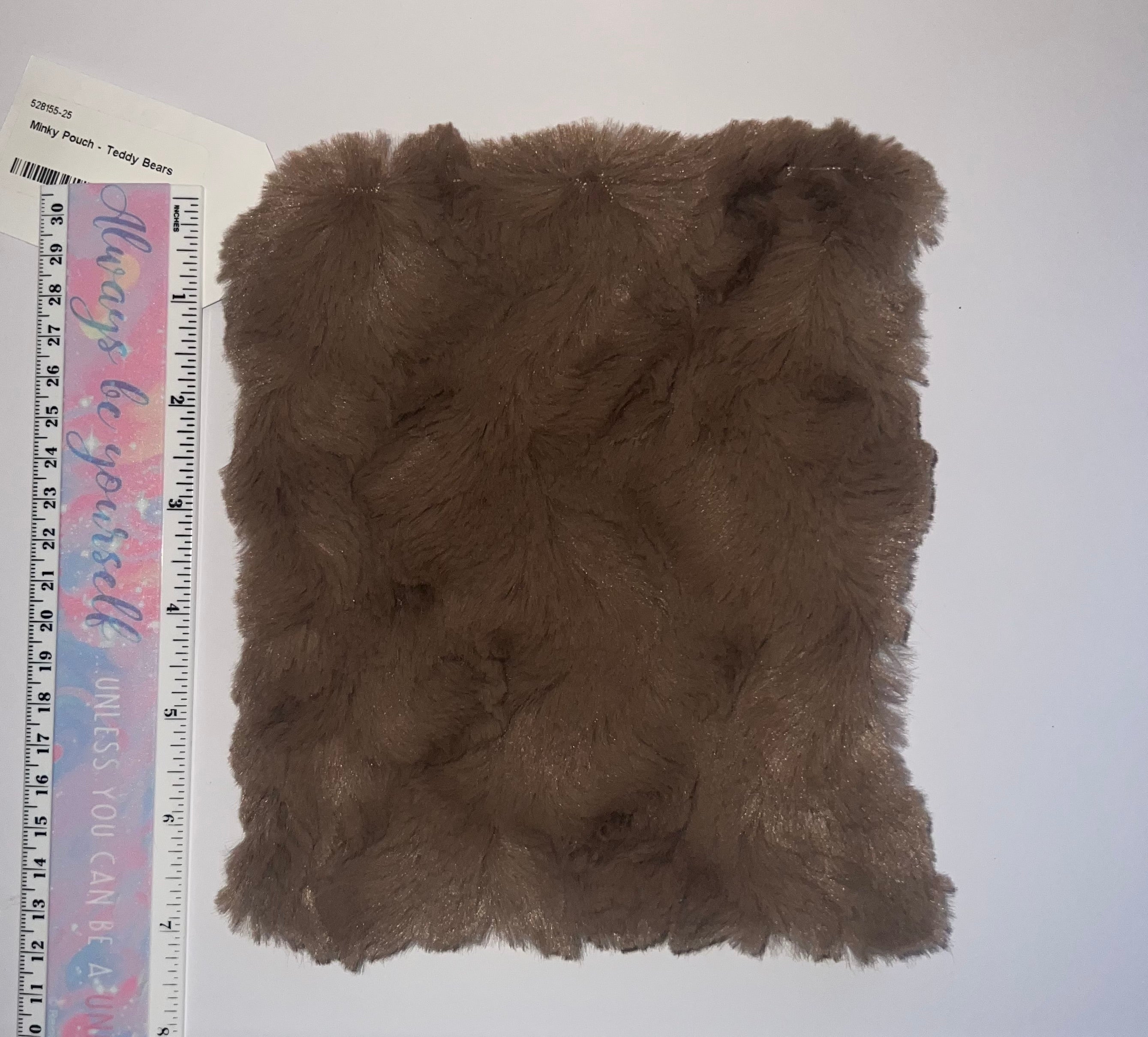 Minky Teddy Bears Pouch Bag