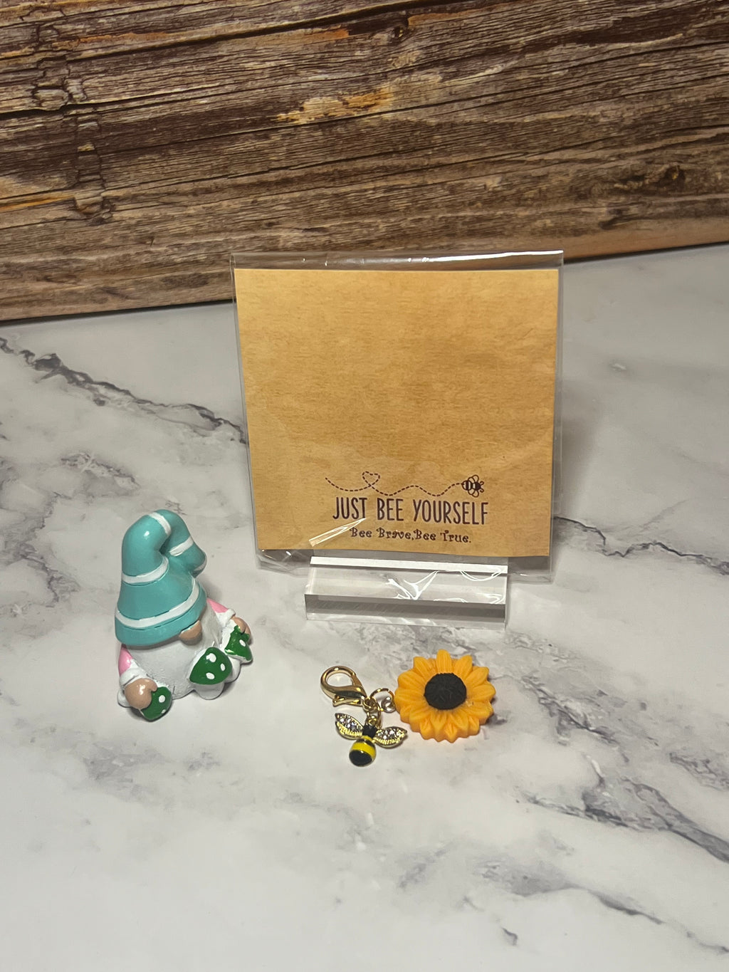 Bee Sunflower Charm