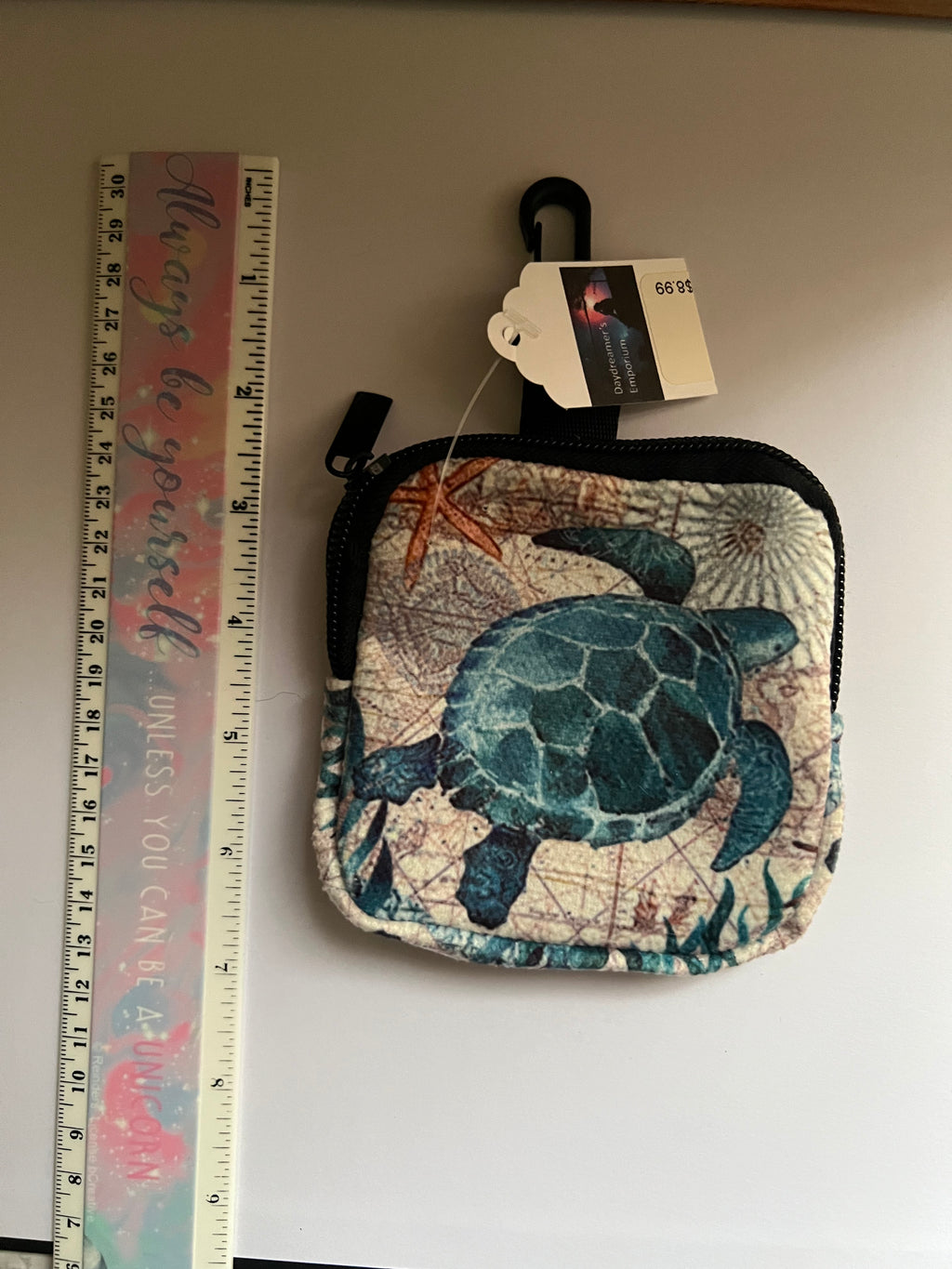 Turtle Coin Purse Backpack & Purse Hanger