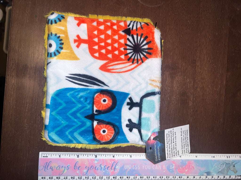 Minky Pouch - Owls