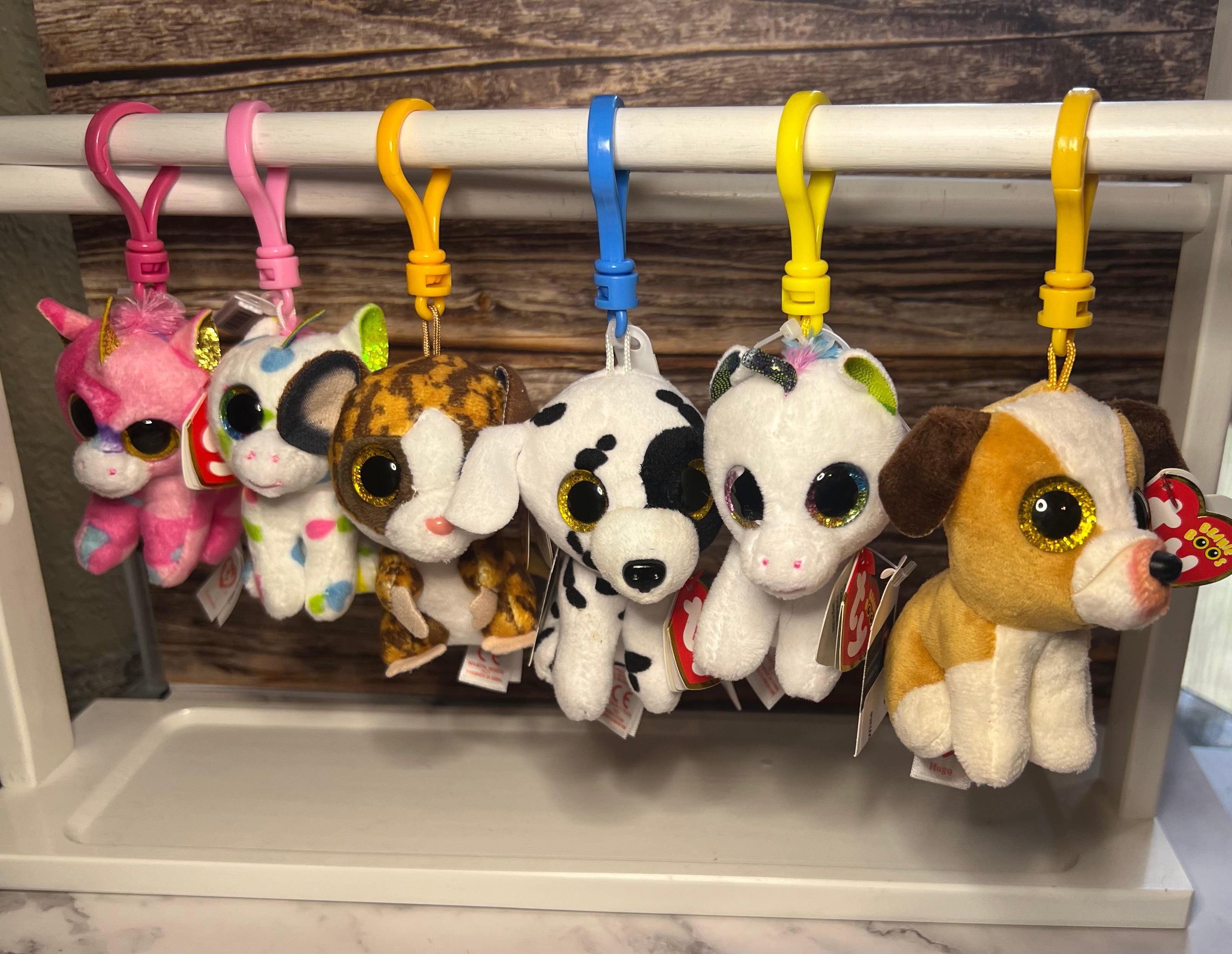 Ty Beanie Boo Plush Clip On - Various Characters to Choose From