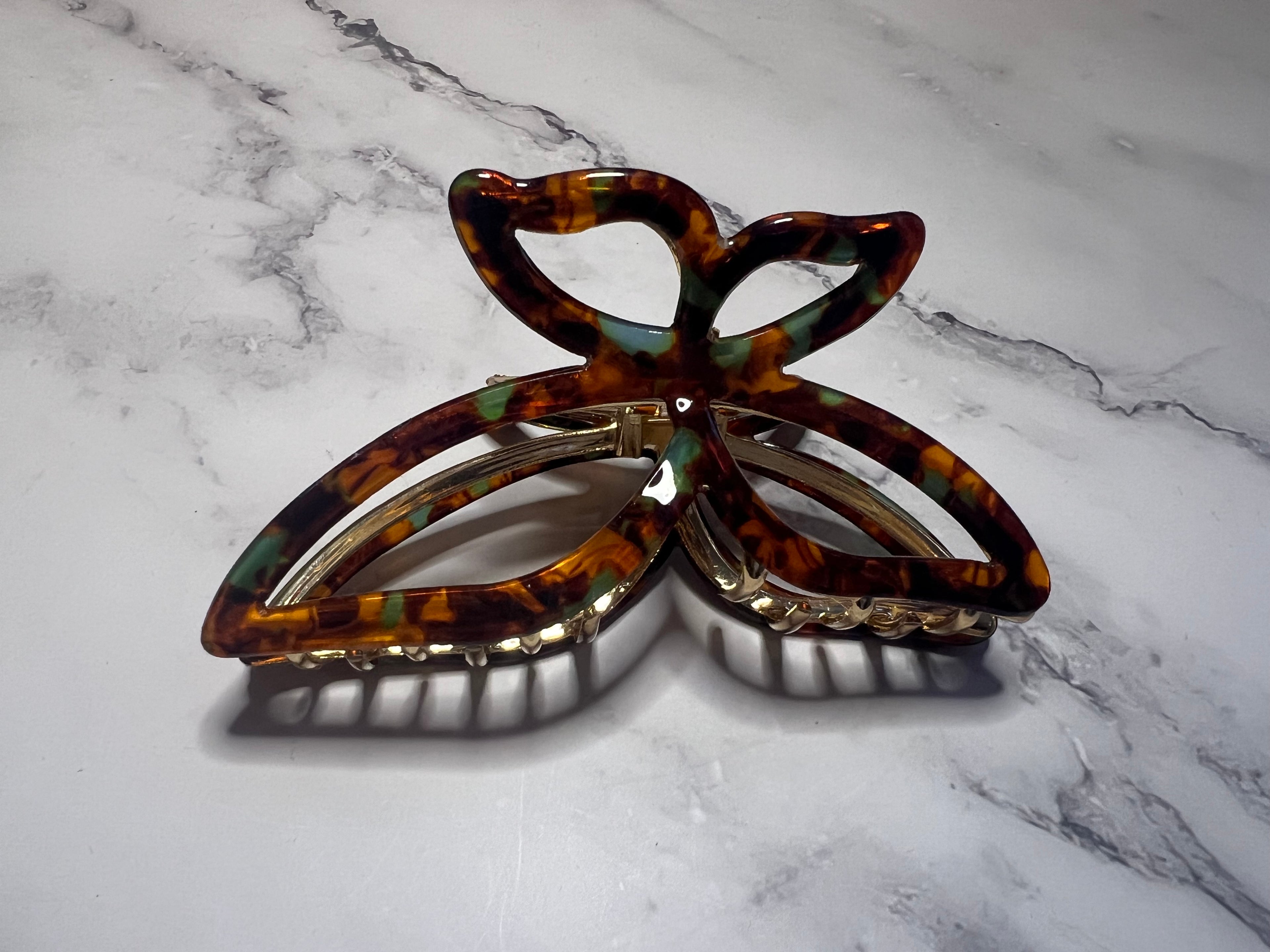Hair Claw / Clip - Vintage Butterfly - Large