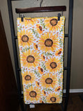 Minky Table Runner - Sunflowers / Sun Hide