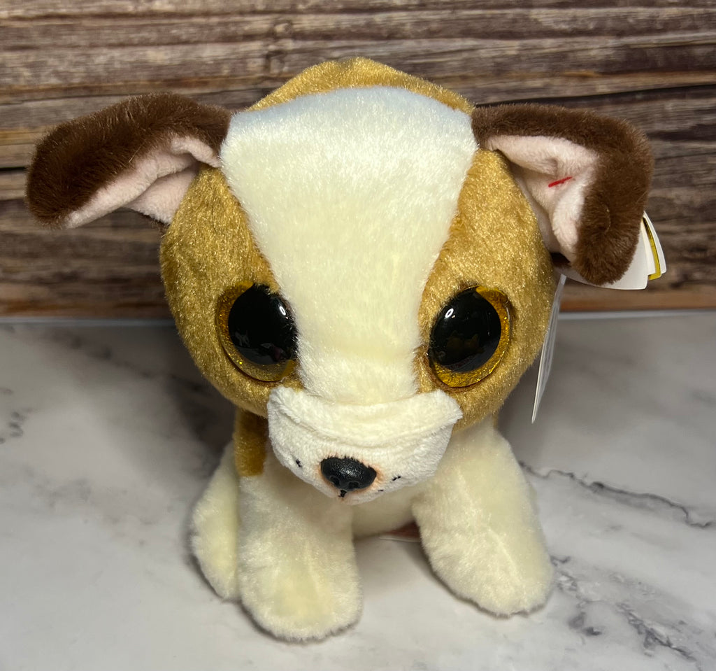 Ty Beanie Baby - Hugo Brown / Tan Dog Puppy