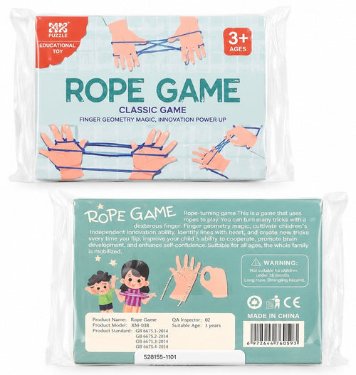 Classic Rope Game - Finger String with Instruction Cards