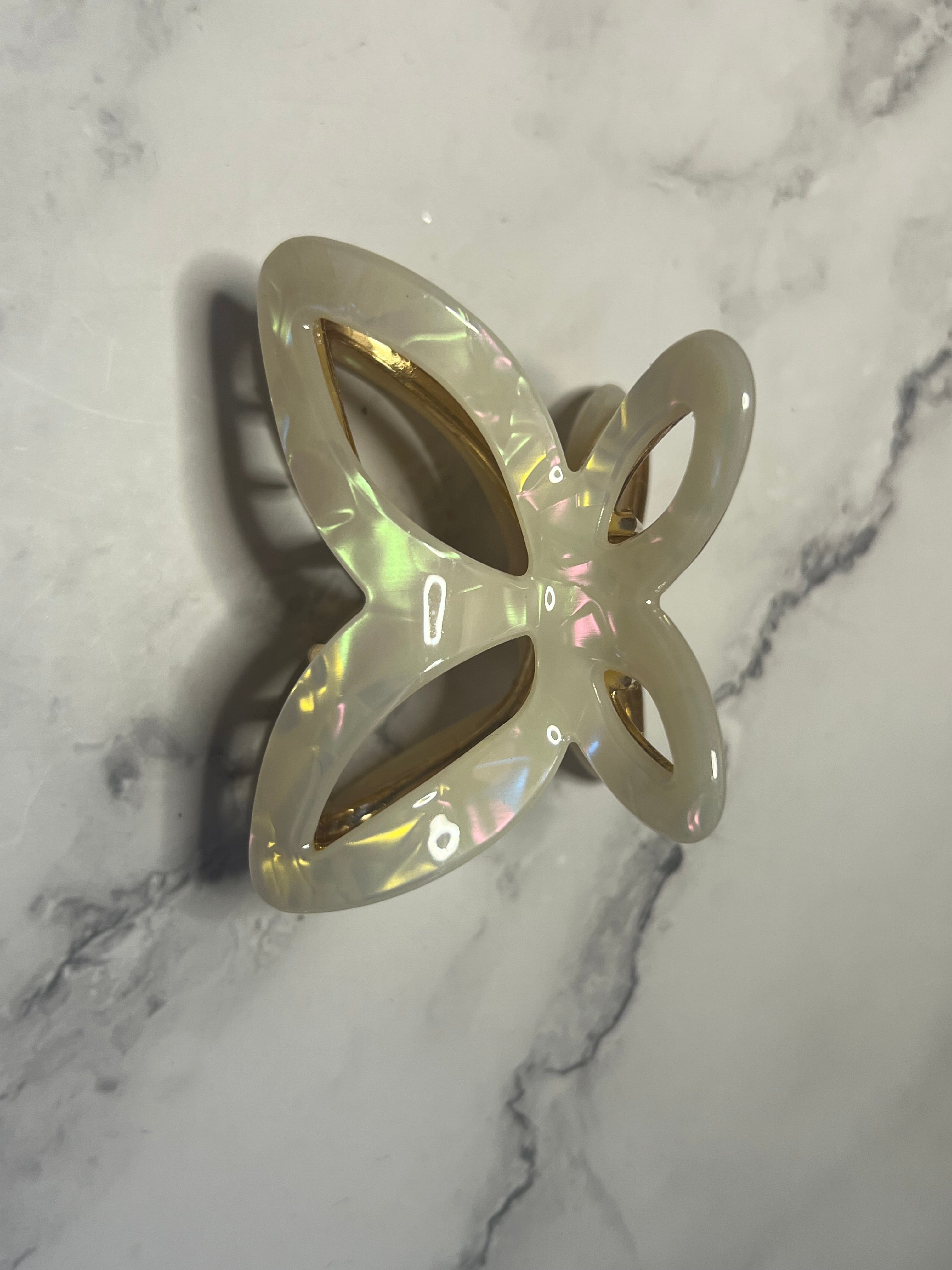 Hair Claw / Clip - Vintage Butterfly