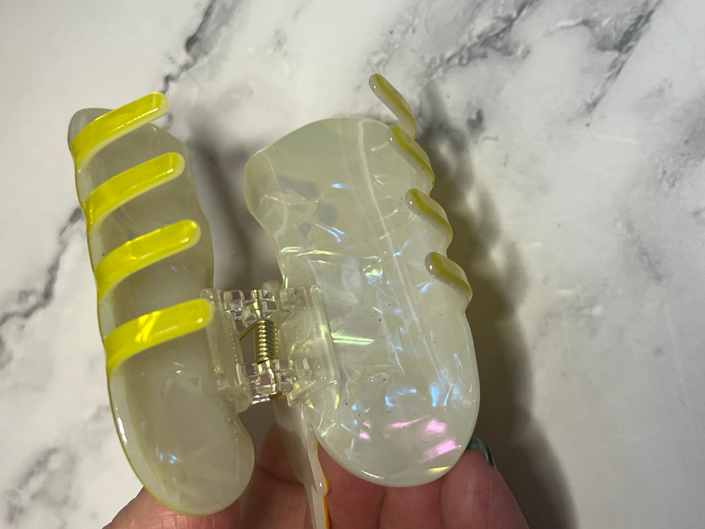 Hair Claw / Clip - Yellow Duck
