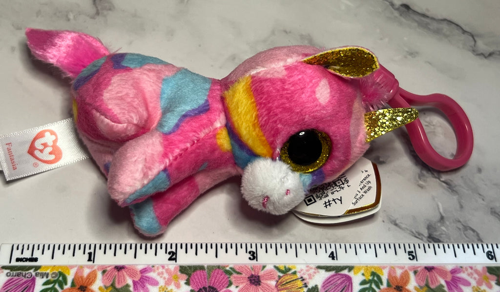 Ty Beanie Boo Plush Clip On - Various Characters to Choose From