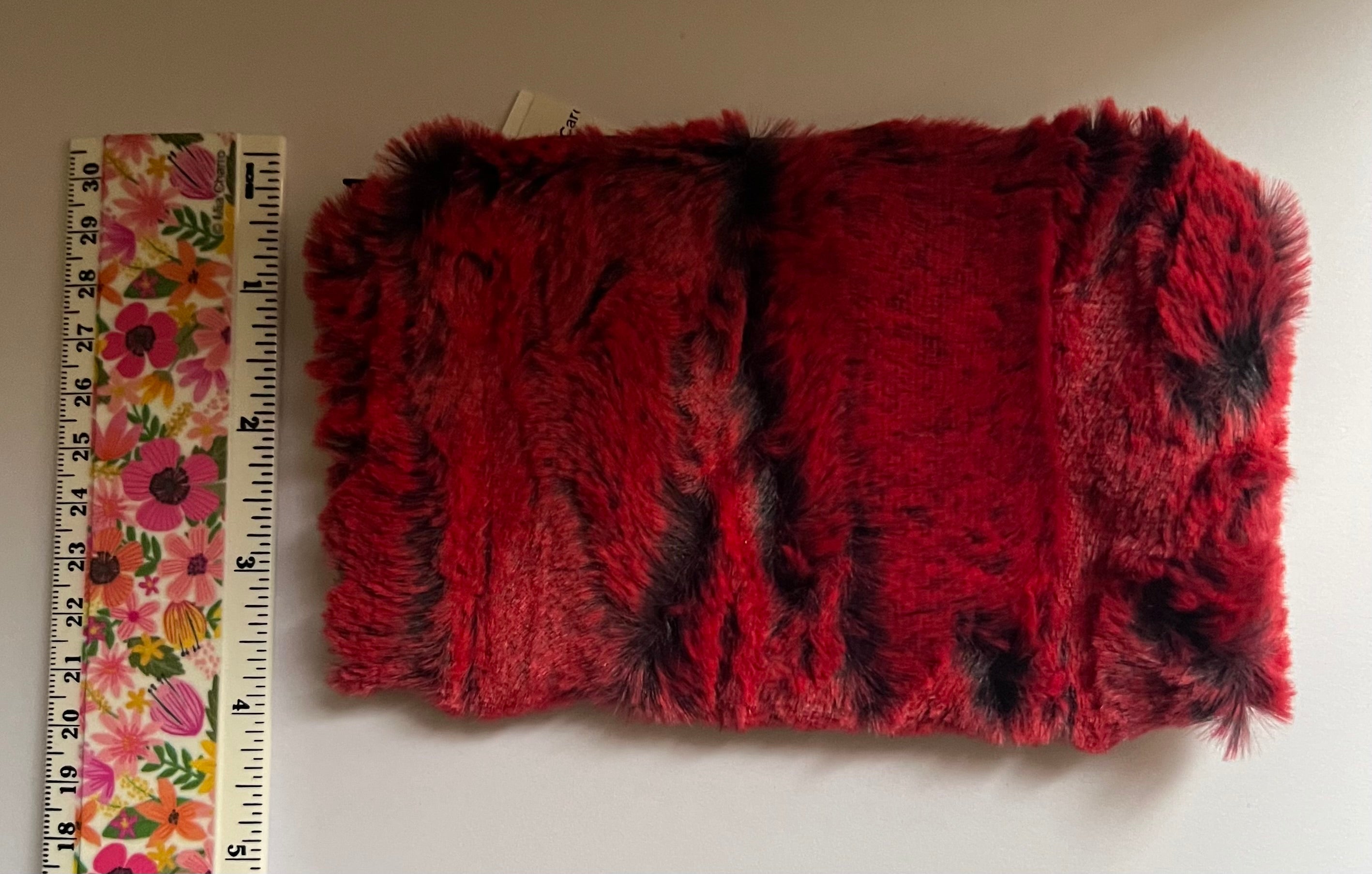 Minky Cardinal Fox Pouch Bag