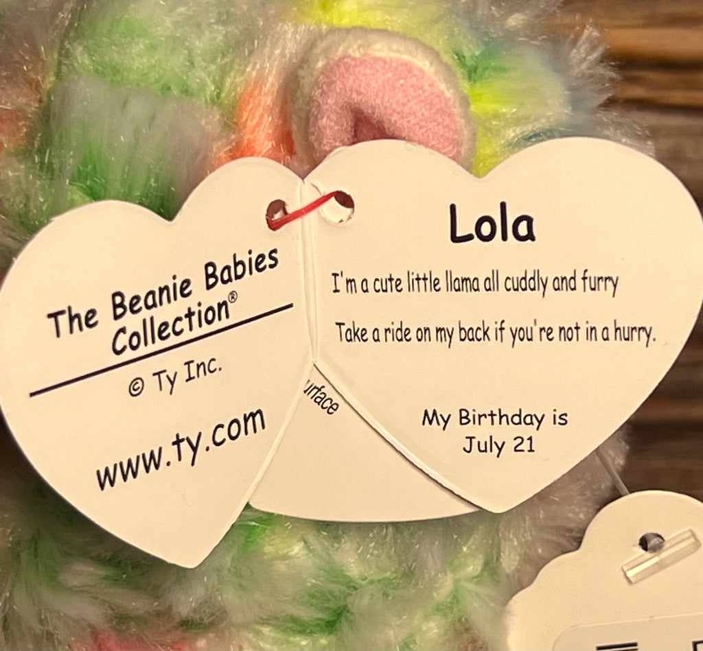 Ty Beanie Baby - Lola Llama / Alpaca