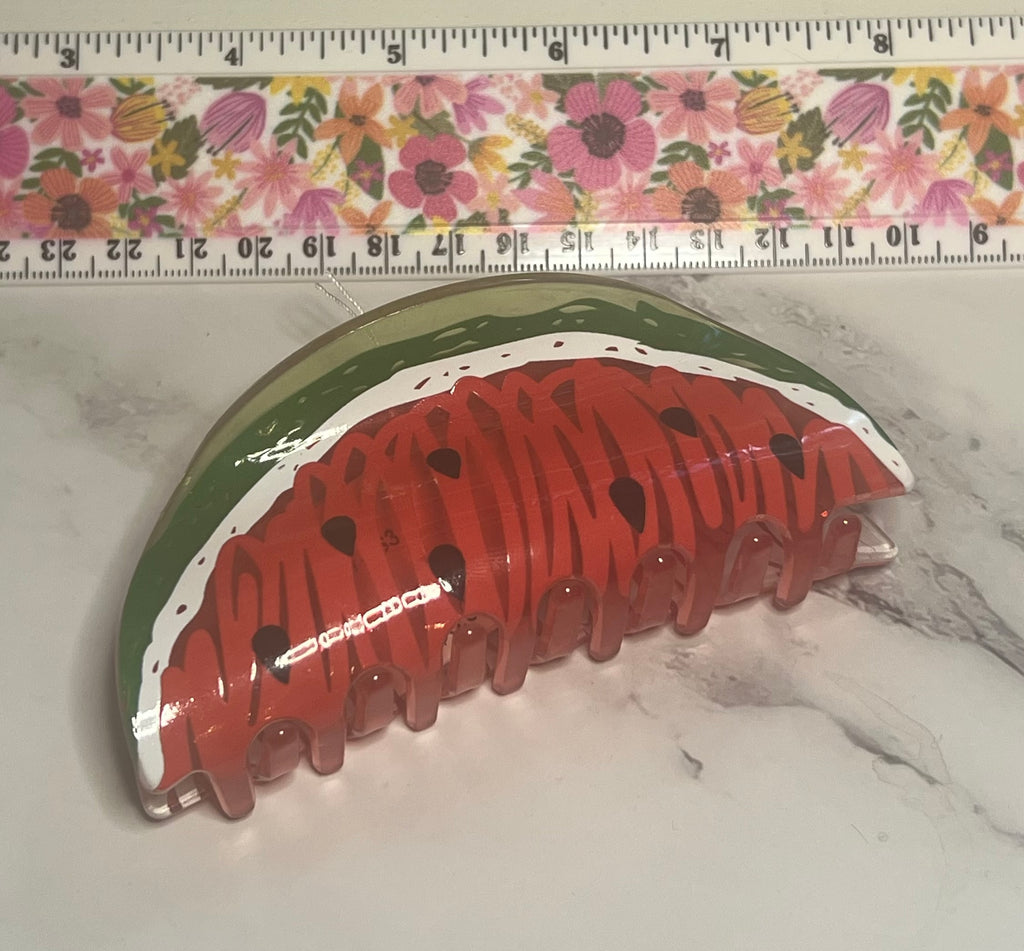 Hair Claw / Clip - Watermelon