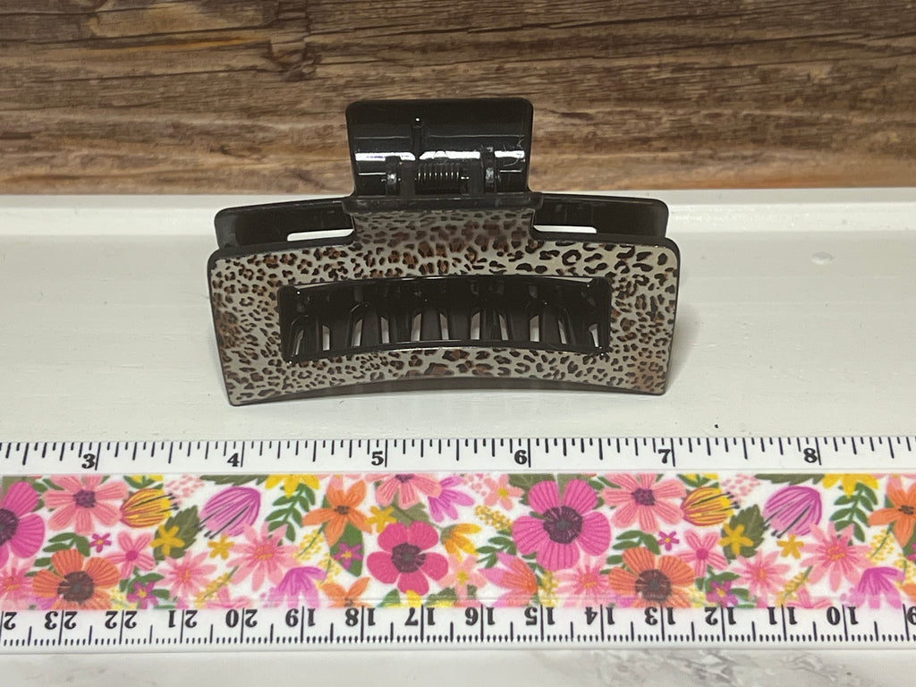 Hair Claw / Clip - Leopard