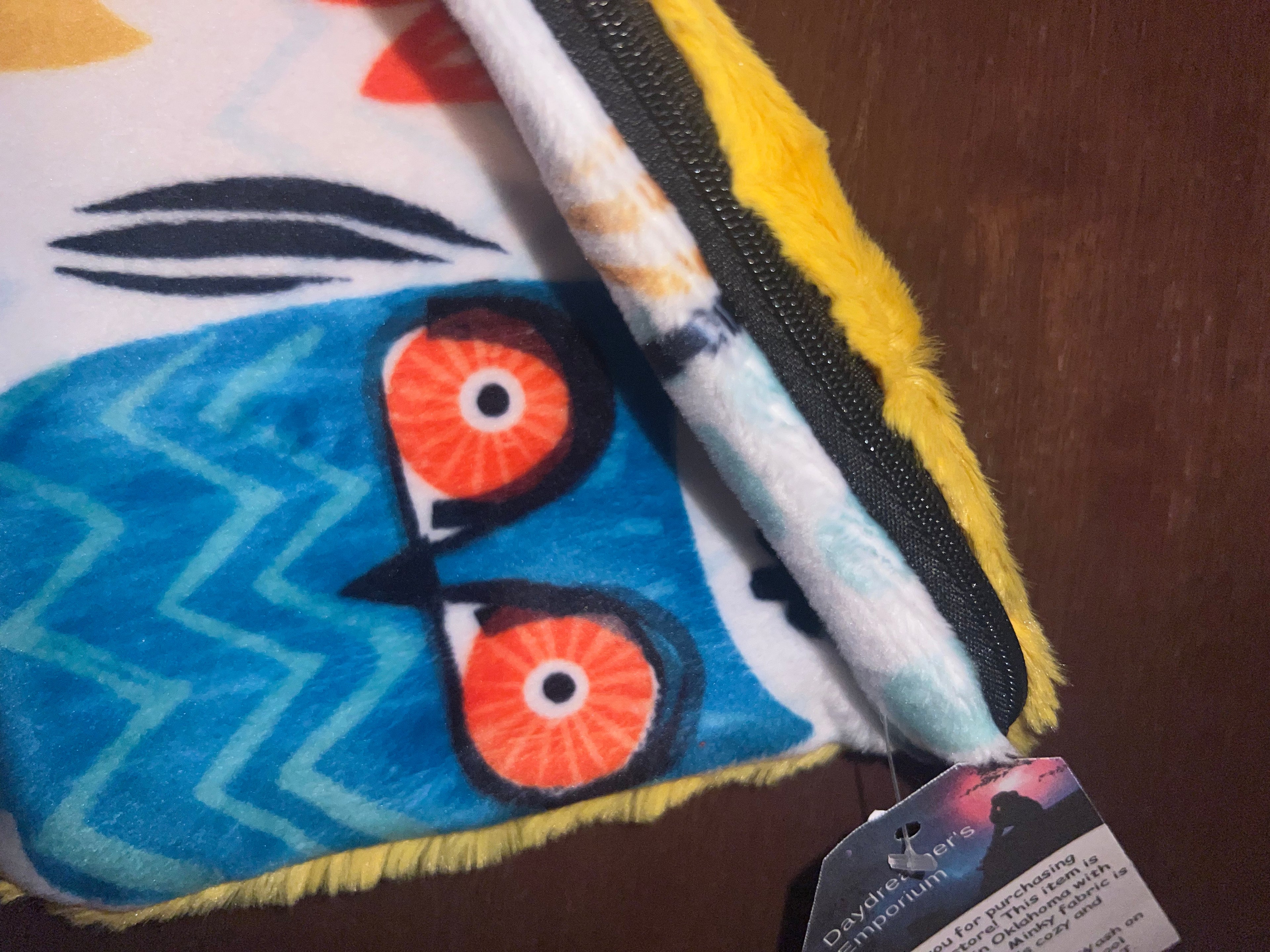 Minky Pouch - Owls