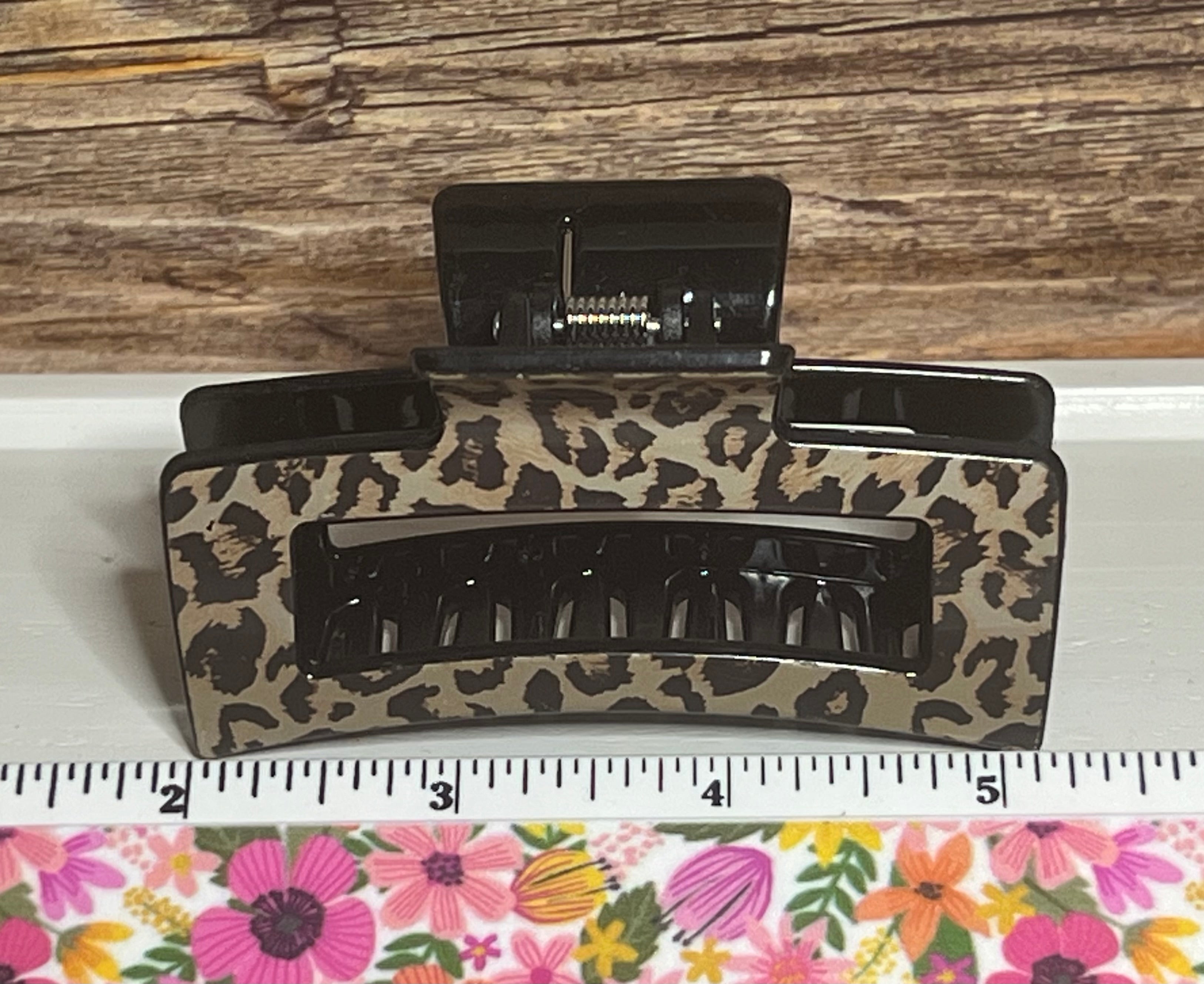 Hair Claw Clip - Leopard