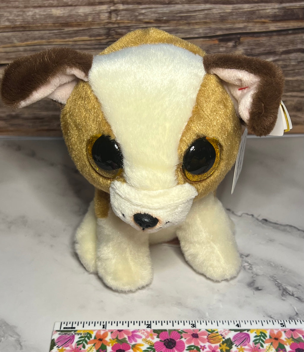 Ty Beanie Baby - Hugo Brown / Tan Dog Puppy