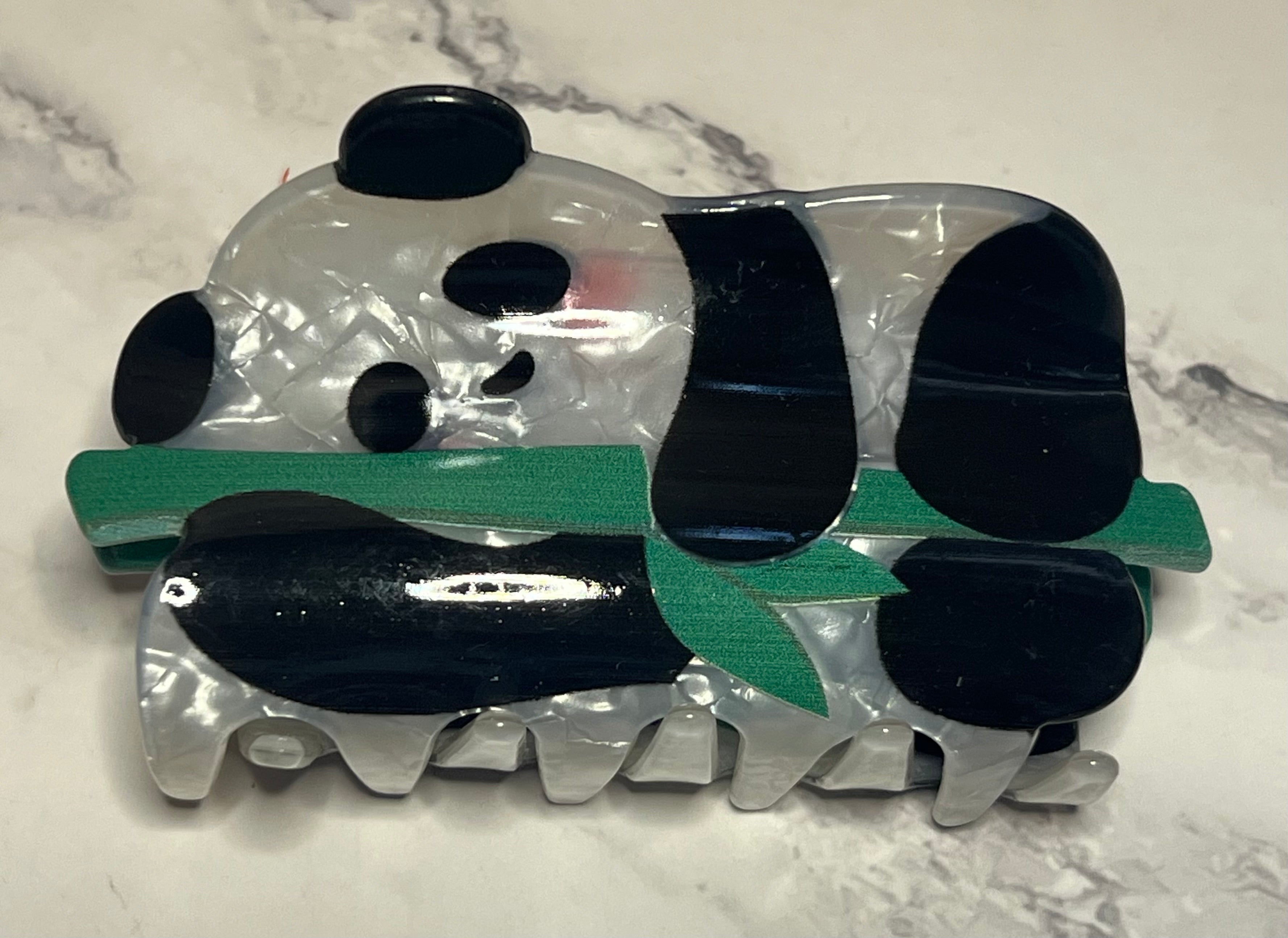 Hair Claw / Clip - Panda