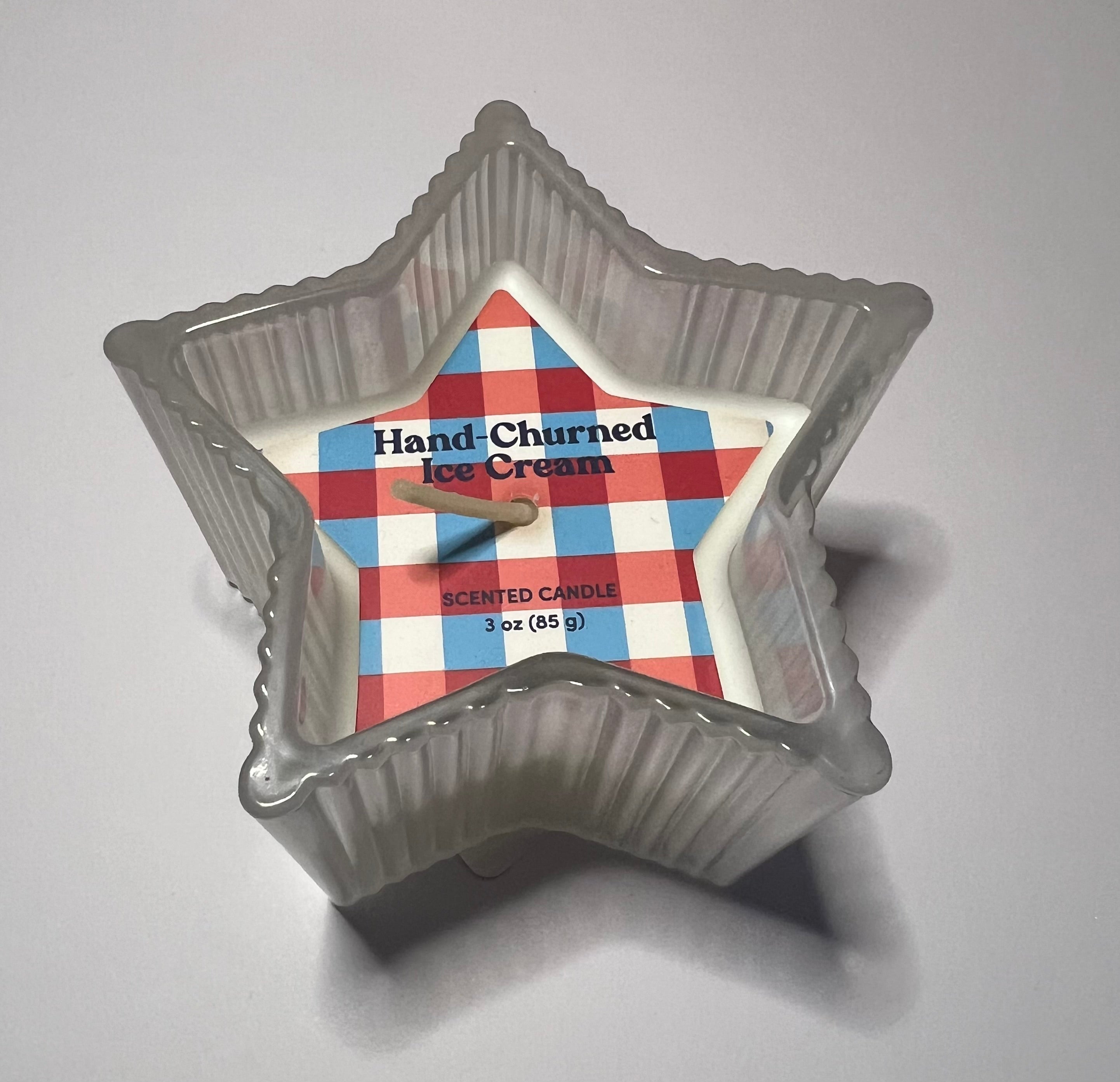 Patriotic Fourth of July Scented Star Shaped Candle - Assorted Scents