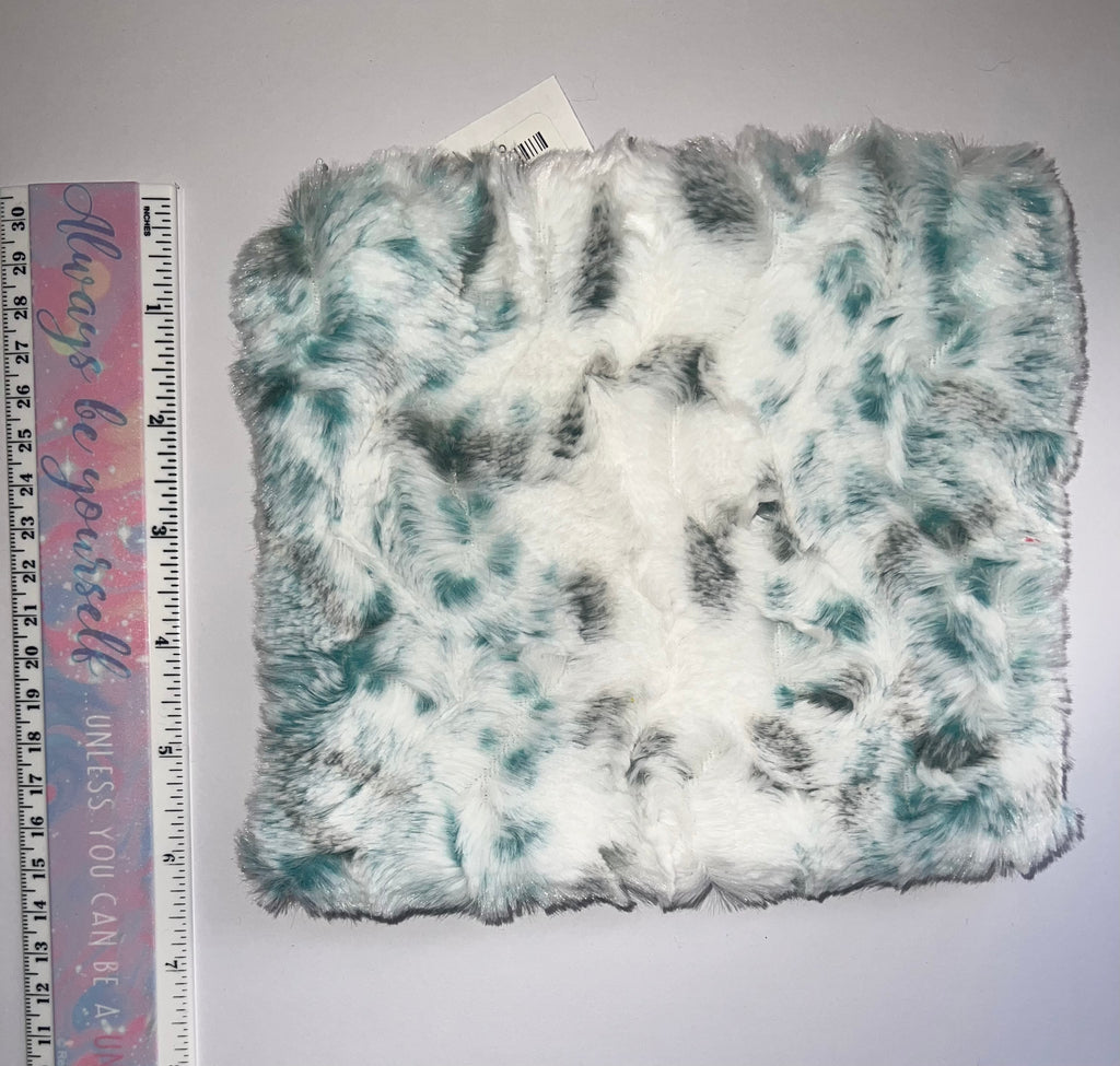 Minky Dino Print Pouch Bag