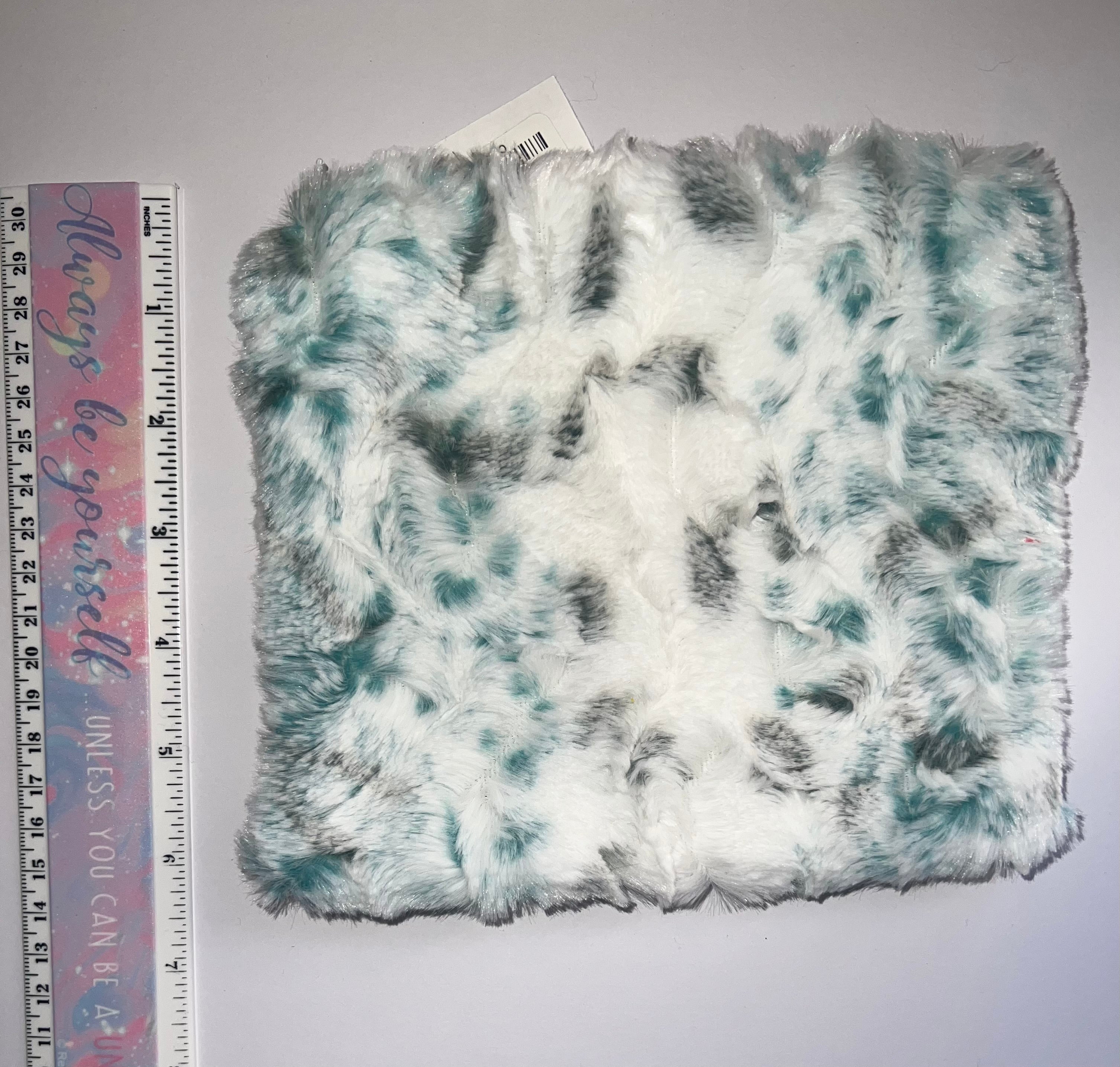 Minky Dino Print Pouch Bag