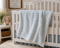 Minky Baby Blanket - Blue Prism