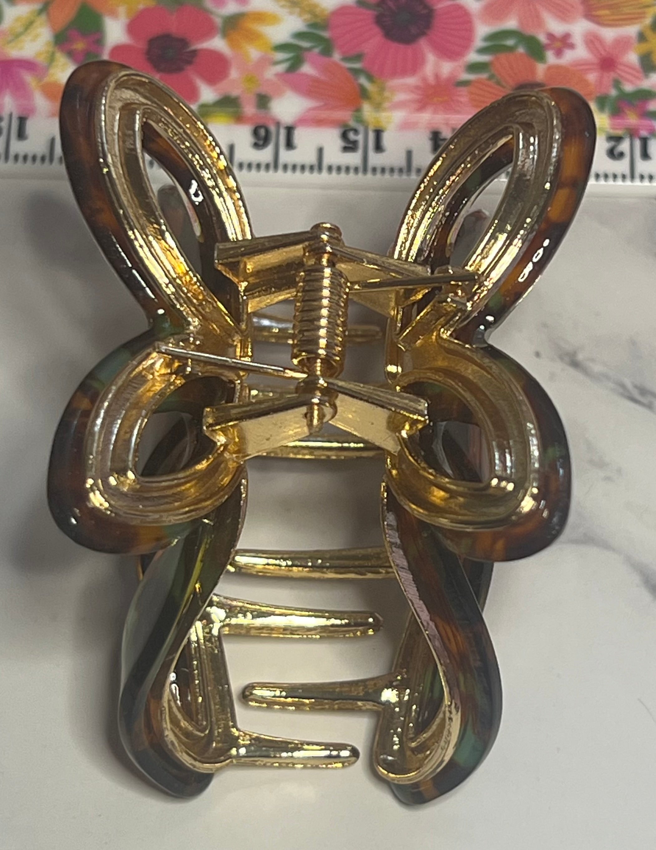 Hair Claw / Clip - Vintage Butterfly