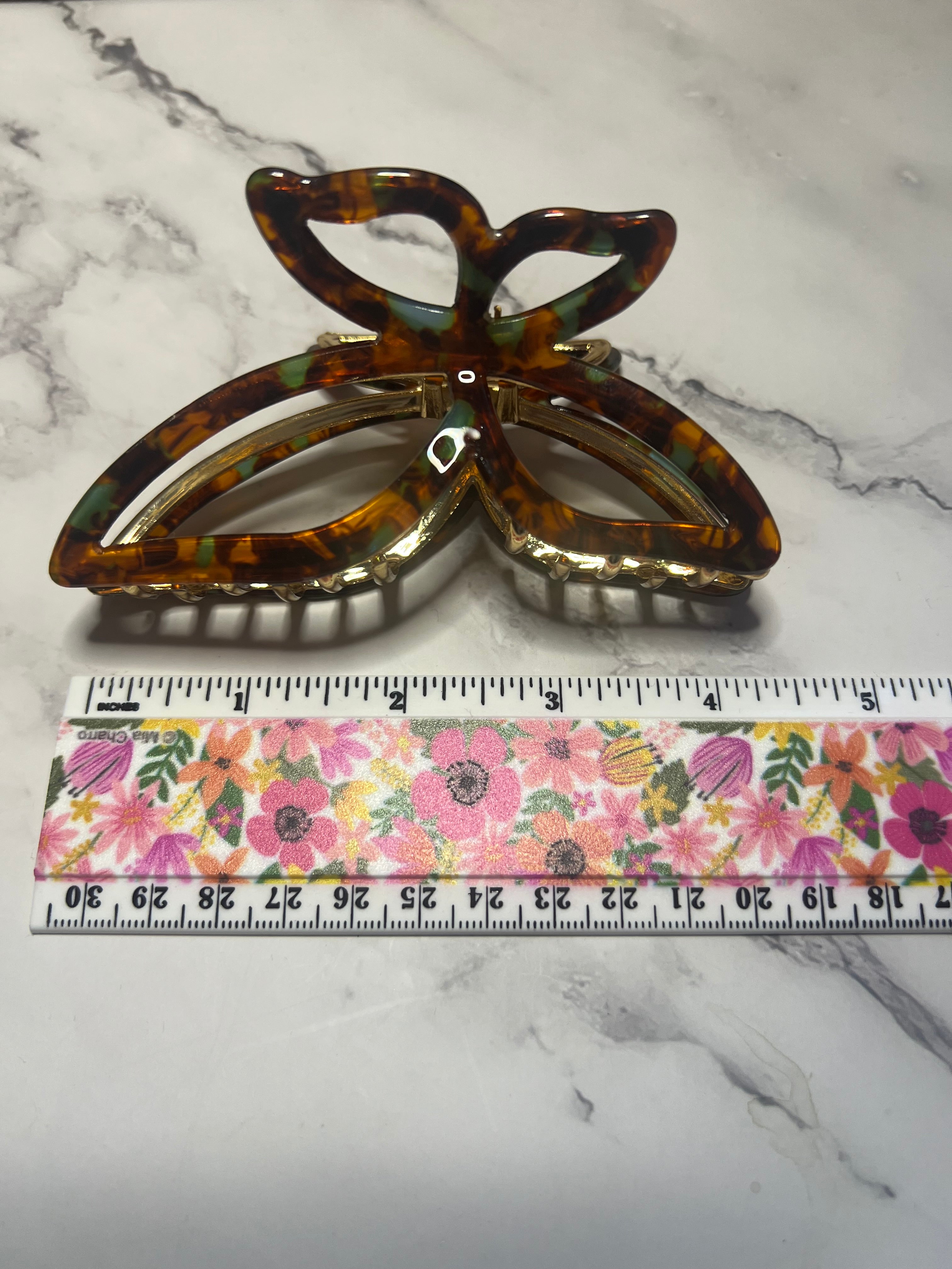 Hair Claw / Clip - Vintage Butterfly - Large